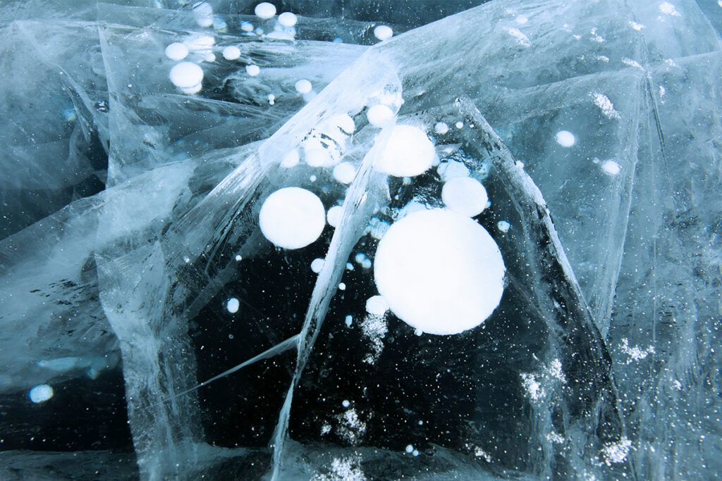貝加爾湖氣泡冰